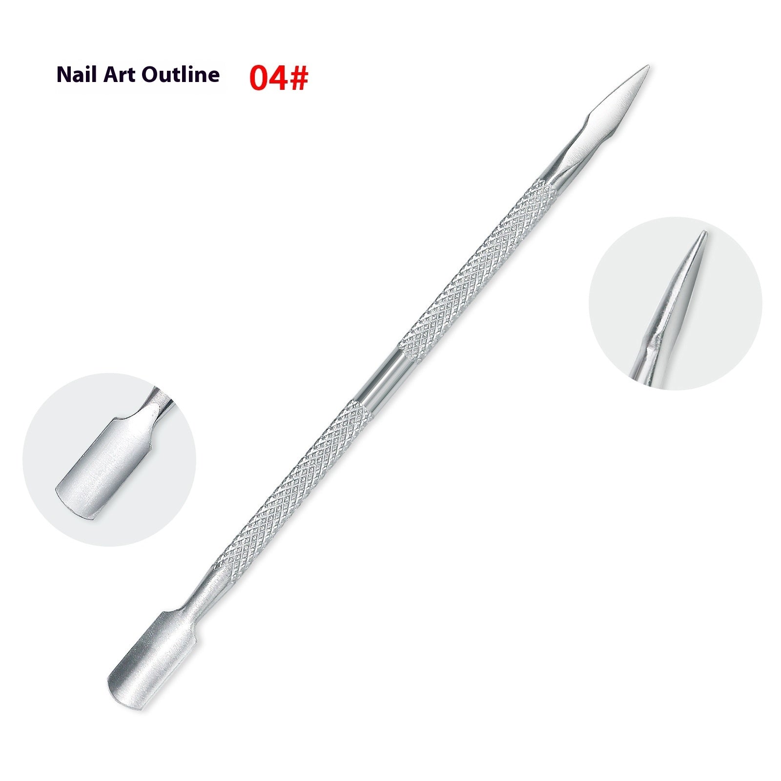 Manicure Double-headed Dead Skin Push Stainless Steel Care Tools