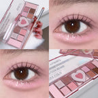 Miss Lara Twelve Colors Eye Shadow Plate Shimmer Matte Thin And Glittering
