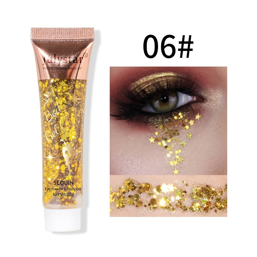 Makeup Mermaid Scale Gel Sequins Liquid Eye Shadow Face Lip Colorful