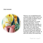 Tarot New  Versatile Plants and Flowers Women's Entanglement Bag Ribbon Streamer Small Scarf Silk Scarf Wholesale