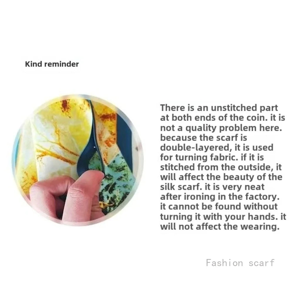 Tarot New  Versatile Plants and Flowers Women's Entanglement Bag Ribbon Streamer Small Scarf Silk Scarf Wholesale