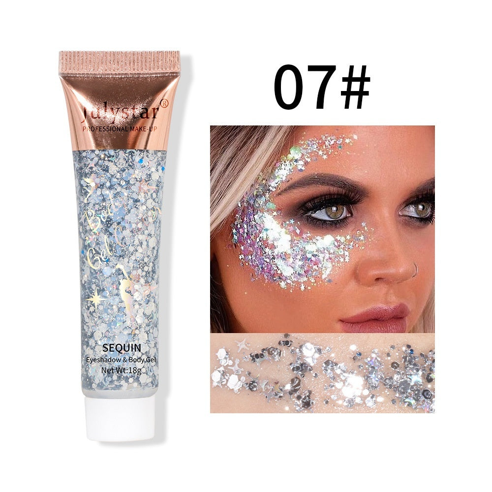 Makeup Mermaid Scale Gel Sequins Liquid Eye Shadow Face Lip Colorful