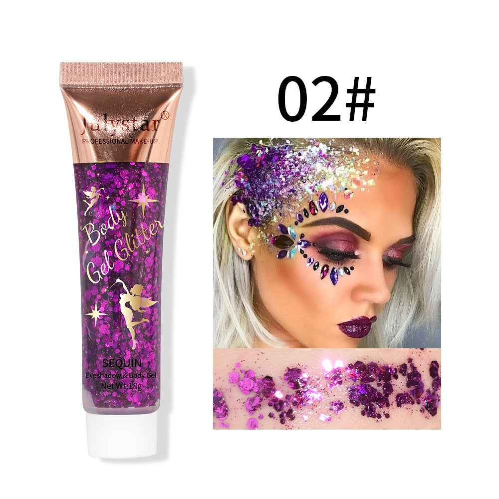 Makeup Mermaid Scale Gel Sequins Liquid Eye Shadow Face Lip Colorful