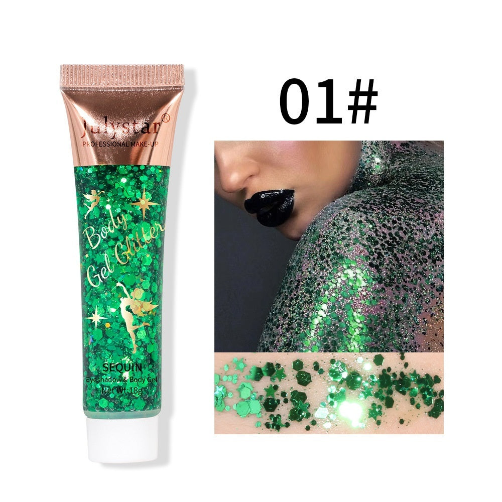 Makeup Mermaid Scale Gel Sequins Liquid Eye Shadow Face Lip Colorful