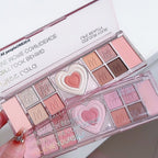 Miss Lara Twelve Colors Eye Shadow Plate Shimmer Matte Thin And Glittering