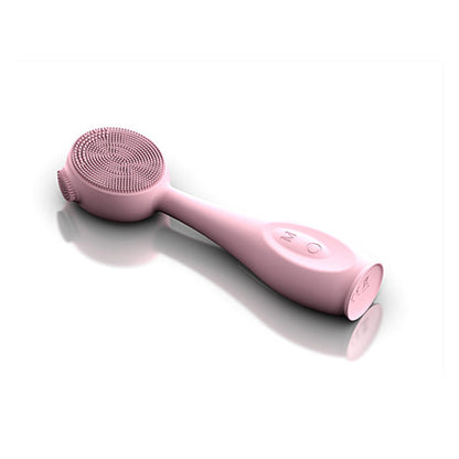 Darling Skin Silicone Rose quartz Vibration Heating Facial Brush