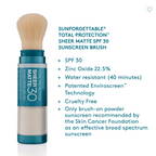 SUNFORGETTABLE® TOTAL PROTECTION™ SHEER MATTE SPF 30 SUNSCREEN BRUSH